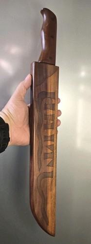 Machete legno vintage fatto - in,