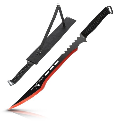 Machete con lama rossa - con,